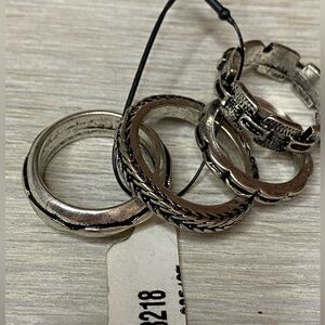 Free People Set the of 4 rings